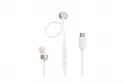 Auriculares JBL con cable USB-C, micrófono, Pure Bass, Hi-Res, blancos