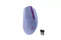 Ratón Logitech inalámbrico 12000 DPI RGB LIGHTSPEED 6 botones programables lila