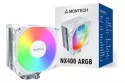 Cooler CPU Montech NX400 120mm Blanco ARGB
