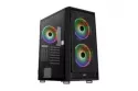 Caja ATX Aerocool B509A Flow ARGB Vidrio Templado Negro