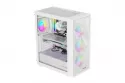 Torre GENESIS Diaxid 605 ARGB Blanca Vidrio Templado ATX 4 Ventiladores RGB
