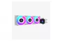 Refrigeración líquida Hiditec LQ360 Blanco ARGB 360mm 3 Ventiladores PWM FDB 340W