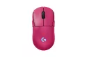 Ratón Logitech inalámbrico 32000 DPI RGB Lightforce Ambidiestro Carga inalámbrica Magenta