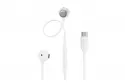 Auriculares JBL con cable USB-C Pure Bass, Hi-Res Audio, micrófono, blanco