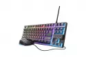 Teclado Gaming Trust GXT 798 Thado Mecánico Tenkeyless RGB + Ratón Felox 6400DPI Negro