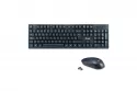 Teclado inalámbrico Equip 245221 QWERTY Español 100% Negro con ratón óptico 1200 DPI resistente a derrames