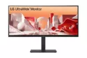 Monitor LG 34BA85QE-B 34" UWQHD IPS Curvo HDR10 60Hz 2xHDMI Webcam y Micrófono
