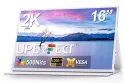 Monitor portátil UPERFECT 2K 16" 500 nits 16:10 700g HDMI 2x USB-C VESA Mate