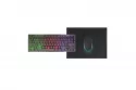 Mars Gaming Mcpwtkl Combo Gaming Inalámbrico Teclado Tkl Frgb Ratón Rgb Alfombrilla Negro Español