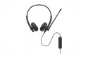Auriculares Dell con cable USB-C, micrófono boom, diadema y color negro