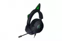 Auriculares Gaming Razer Kraken Kitty V3 X con cable orejas de gatito micrófono cardioide 40 mm negro