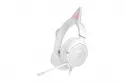 Auriculares Razer con cable y orejas de gatito, micrófono cardioide, blancos