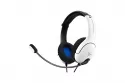 PDP LVL40 Auriculares Gaming Negro/Blanco para PS4/PS5