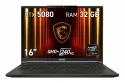 MSI Stealth A16 AI+ A3XWIG-022XES OLED AMD Ryzen AI 9 HX 370 32GB 1TB SSD RTX 5080 16"