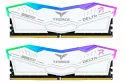 Memoria DDR5 Team Group T-Force Delta RGB 32GB 2x16GB 6000MHz CL38 EXPO-XMP Blancas