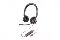 Poly Blackwire 3320 Auriculares Estéreo USB-C Certificados por Microsoft Teams + Adaptador USB-C/A