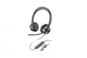Poly Blackwire 8225 Auriculares Estéreo USB-C con Certificación Microsoft Teams + Adaptador USB-C/A