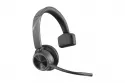 Poly Voyager 4310 USB-A Auriculares Inalámbricos Negros + Dongle Bluetooth BT700