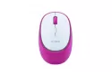 Ratón Wireless Bluetooth Rosa Recargable 1600 DPI Clic Silencioso 4 Botones