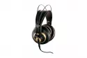 Auriculares AKG K240 Studio con cable, conectividad jack 3,5 mm y 6,5 mm, semiabiertos, para estudio, color negro y oro