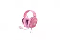 Auriculares Havit 6950676215465 con cable Jack 3,5 mm Gaming Micrófono Boom Rosa