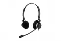 Auriculares Jabra Biz 2300 con cable QD Dúo para oficina y call center con cancelación de ruido, negro y plata
