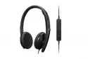 Auriculares Lenovo 4XD1M39028 con cable USB-C, control en línea y cancelación de ruido, negros