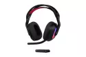 Auriculares Logitech G Astro A20 X inalámbricos y alámbricos para gaming con PLAYSYNC, Bluetooth y RGB negros