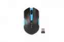 Ratón A4Tech G3-200N Inalámbrico RF 1000 DPI Negro Azul Ambidiestro Ergonomía