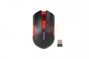 Ratón A4Tech G3-200N inalámbrico RF 1000 DPI negro rojo ambidiestro
