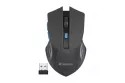 Ratón Defender ACCURA MM-275 inalámbrico 1600 DPI negro azul 6 botones ergonómico