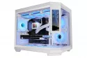 Mars Gaming Mc-3tcorelcdm Caja Gaming Micro-atx Pantalla Ips De 7.2" Triple Cristal Templado Blanco