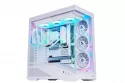 Caja ATX Abysm Arian Frame A400 White Cristal Templado ARGB PWM