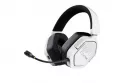 Auriculares Trust GXT 493PS Carus inalámbricos Bluetooth y USB-A Gaming con micrófono blancos