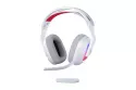 Auriculares Logitech G Astro A20 X inalámbricos y cableados gaming multiplataforma RGB blanco