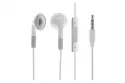 Auriculares Dam Electronics con cable Minijack 3,5 mm Manos libres Micrófono Blancos