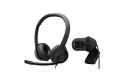 Logitech H390 Auriculares Estéreo con Micrófono con Supresión de Ruido USB-C + Brio 100 Webcam FullHD