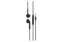 Auriculares DCU Tecnologic 34151001 con cable Jack para llamadas y música, micrófono con control de volumen, negros