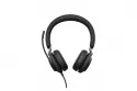 Auriculares Jabra Evolve2 40 SE con cable USB-A/USB-C para llamadas y música negros