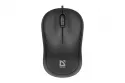 Ratón Defender PATCH MS-759 USB 1000DPI Negro Ambidiestro Compacto