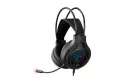 Auriculares Esperanza Egh5000 con cable USB Gaming con micrófono RGB negros