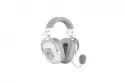 Auriculares Havit H2002YG inalámbricos y con cable Bluetooth para gaming, micrófono brazo, blanco y gris