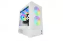 Mars Gaming Mc-onyx Caja Gaming Microatx Mesh Metálico 3x Ventiladores Argb Doble Cámara Blanco