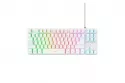 Teclado de membrana Trust GXT 833W Thado Layout ES RGB TKL blanco
