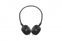 Auriculares JVC HA-S160M con cable, micrófono en línea y diadema ajustable negros