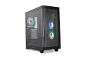 Caja PC NOX Hummer ETHER Semitorre Gaming Cristal Curvo ATX USB-C Negro