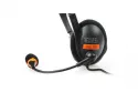 Auriculares Natec Drone con cable doble jack para PC con micrófono y control de volumen negro