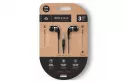 Auriculares Tech One Tech TEC1005 con cable Jack 3,5 mm intrauditivos con micrófono negros