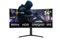 Monitor Yeyian Elysium 34" UltraWide QHD 180 Hz IPS Curvo RGB 1 ms