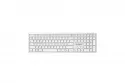 Teclado Nilox Pro Wireless de membrana Layout Español multifunción inalámbrico blanco